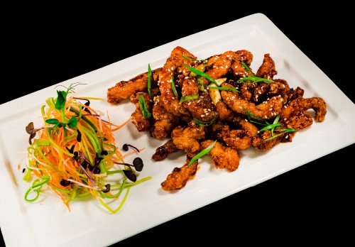 Crispy chicken in sweet'n'sour sauce