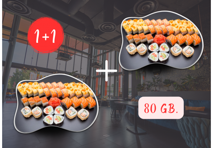 sushi set  "Double Dinamit"