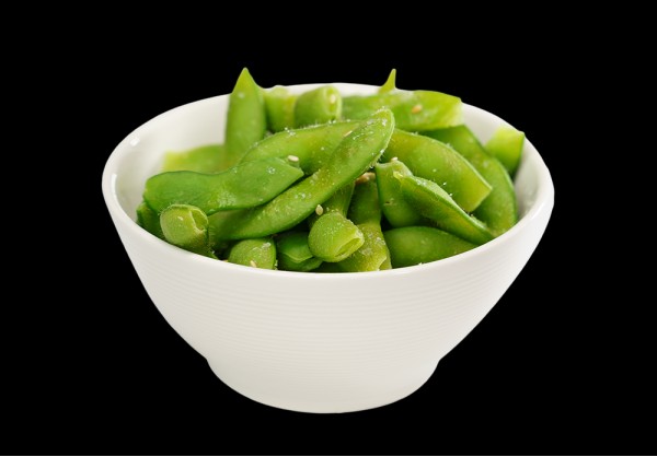 Edamame beans with sea salt