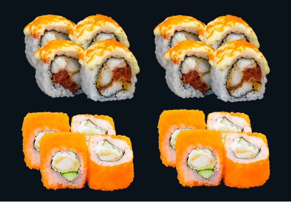 Hot Seabass maki & Bento maki