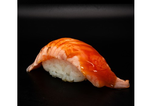 Hot Sake nigiri 1.pcs.