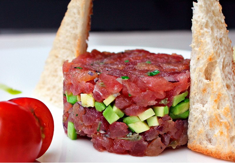 Tuna tartare Starters Bento Sushi